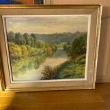 Old landscape painting