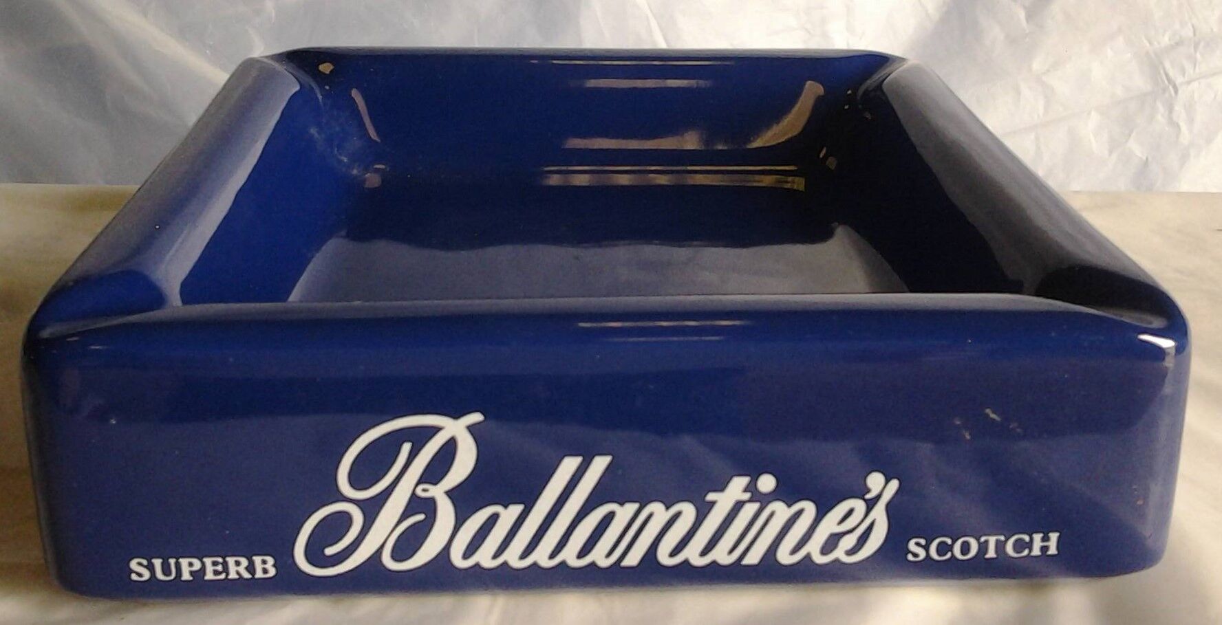 Ballantine's Vintage Advertising Ashtray