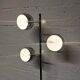 “Eye ball” floor lamp with tulip base