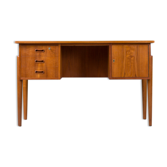 Danish teak desk, 1970s