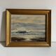 Oil painting on canvas Marine gold frame