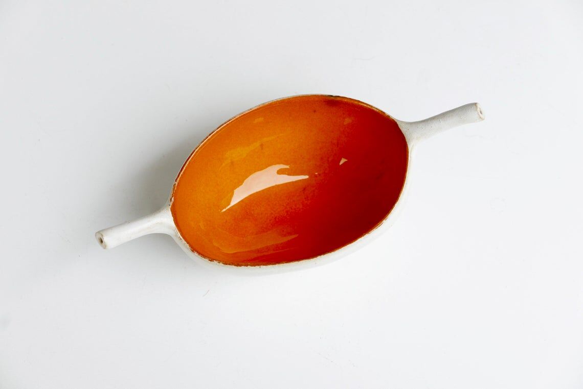 Ceramic empty pocket signed, 1970s