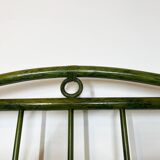 Buffet en rotin vert et hêtre, années 1970
