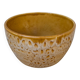 Vintage stoneware salad bowl from Niderviller, Fauve model, 1960s/70s, 24.5cm.