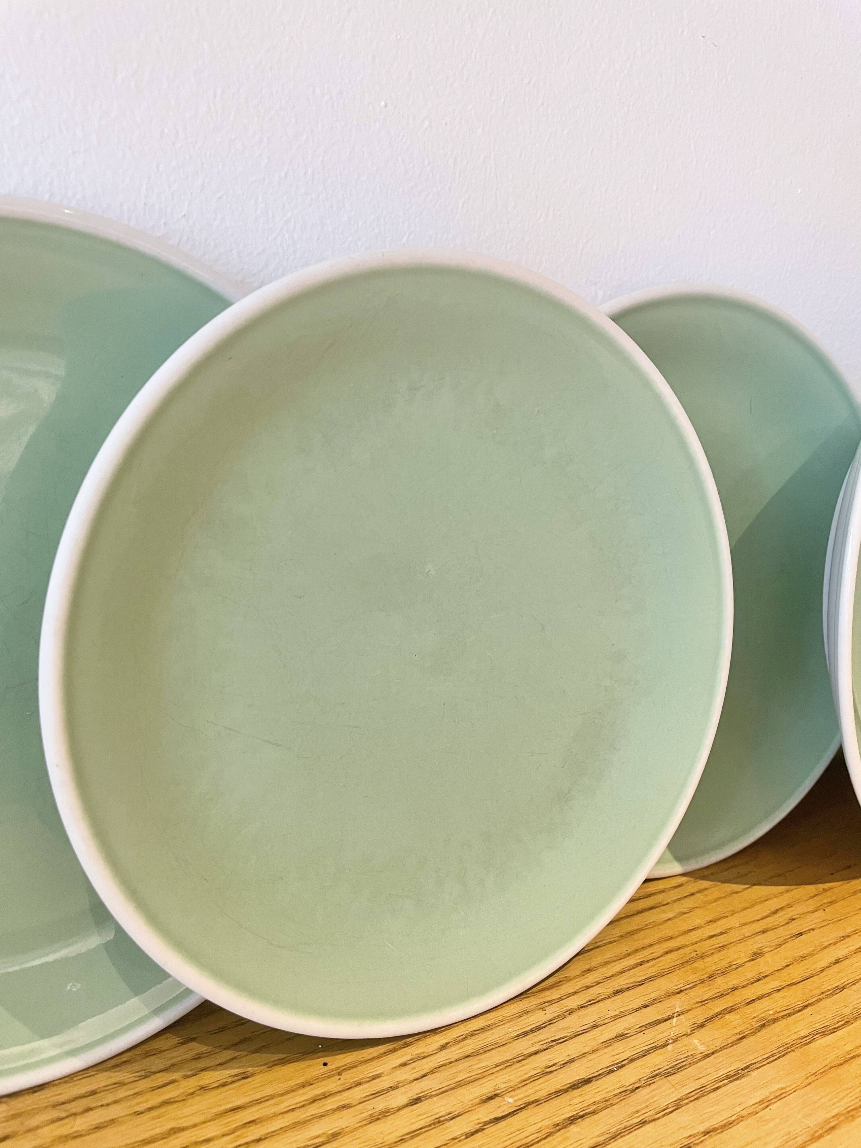 Service of 10 Rössler dessert plates