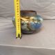 Old Round Vase Ceramic Germany Signed Erik Blue Decor