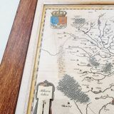 Antique 1631 map of the Duchy of Anjou by Guillaume Blaeu (1571-1638) after Lézin Guyet (1515-158)