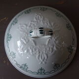 Old soup bowl with its lid