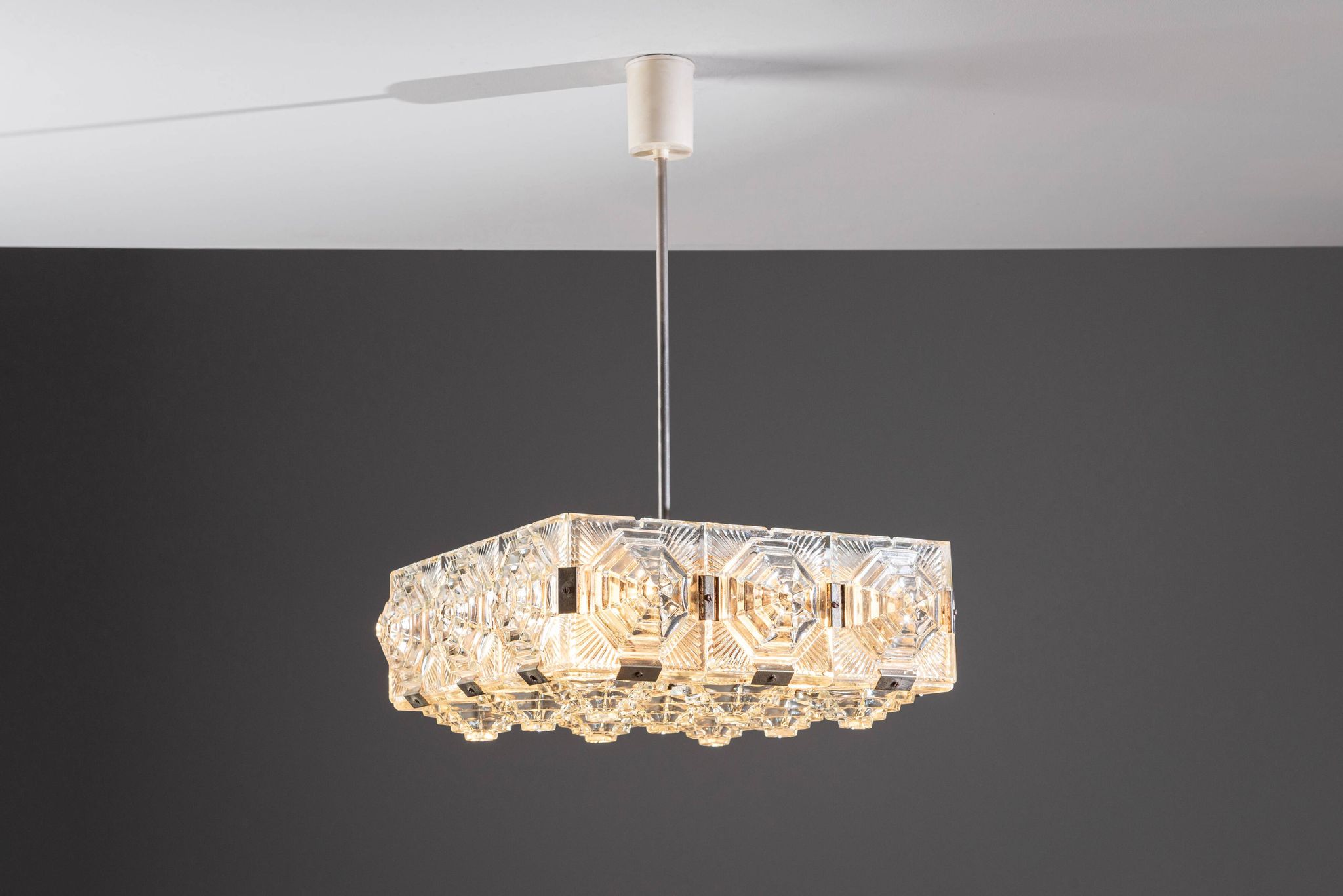 Chandelier Jaroslav Bejvl pour Kamenický Šenov