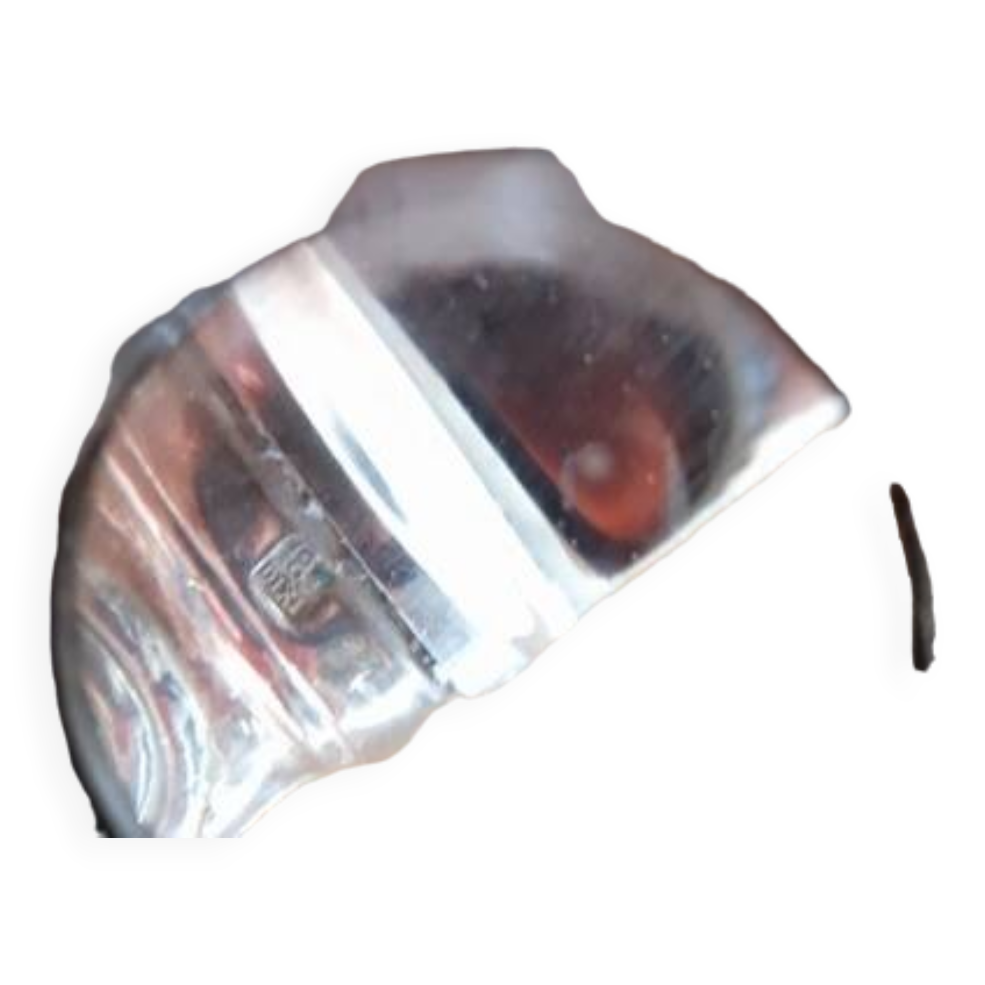 12 dixi knives in silver metal, filet model