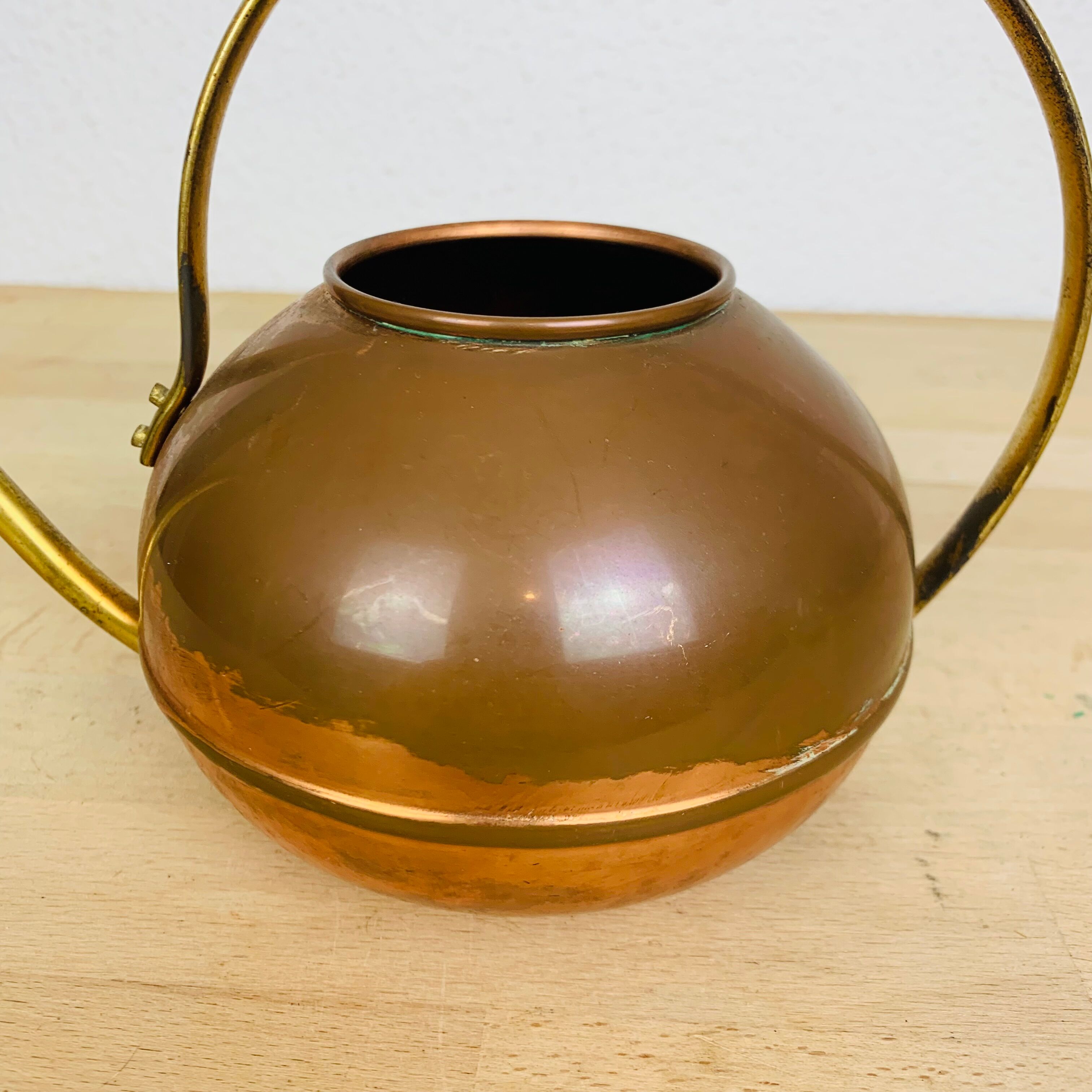 Scandinavian copper watering can