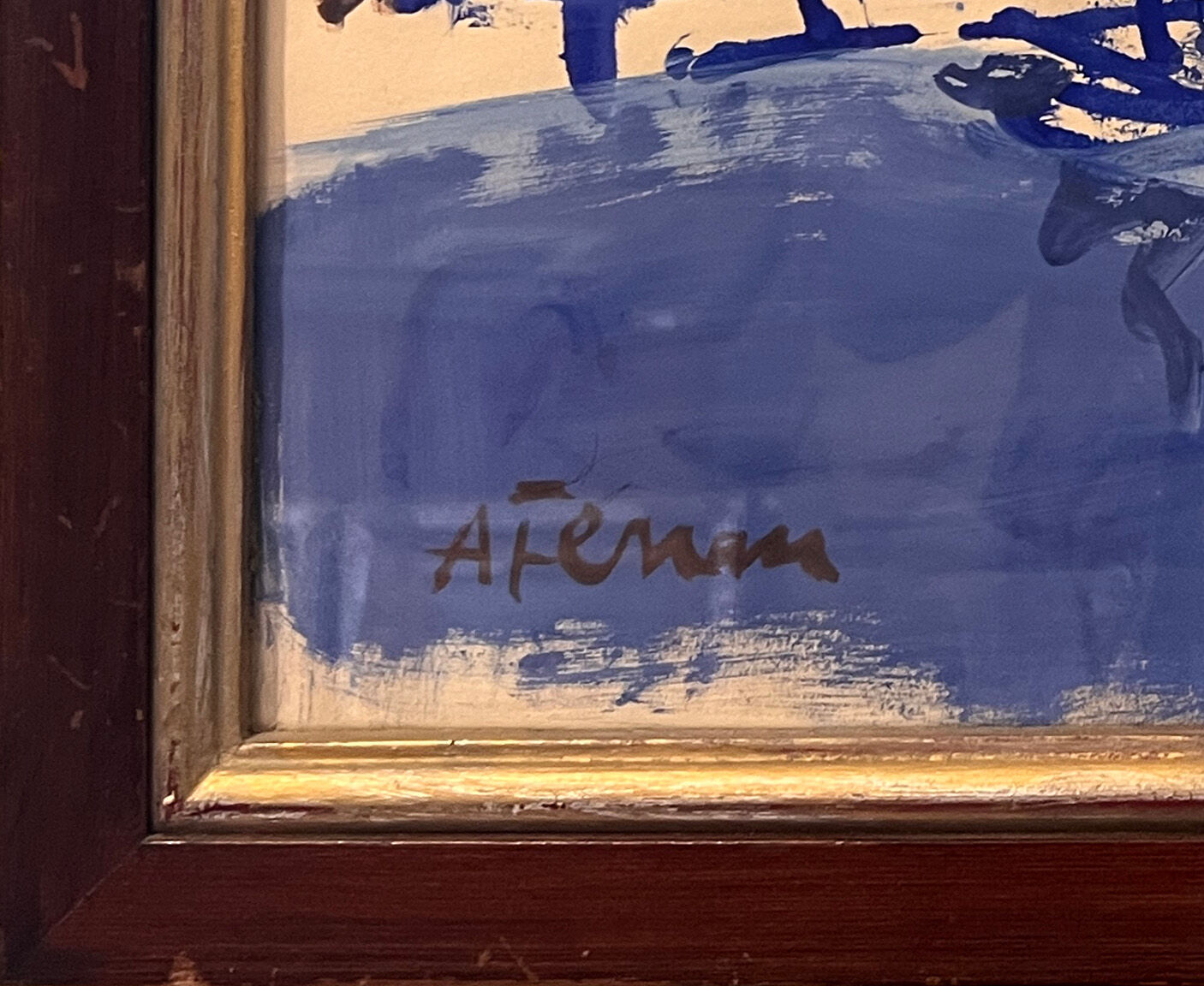 Gouache on paper - Antoine Ferrari