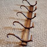 Baumann 5-hook bistro wall coat rack from the 30s