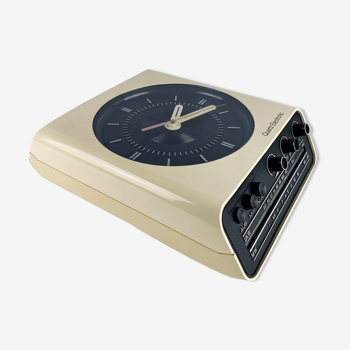 Space Age vintage Intercord QE 11 Horloge électronique à quartz avec radio