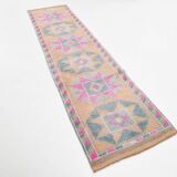 Soft Multicolor Persian Runner Rug, 83x335Cm