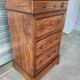 High chest of drawers Louis Philippe mid-19th century