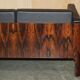 Mid-Century 3-seater canapé in Brazilian hardwood, 1966.