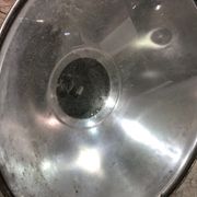 Industrial suspension in polished aluminium 1950s/60s