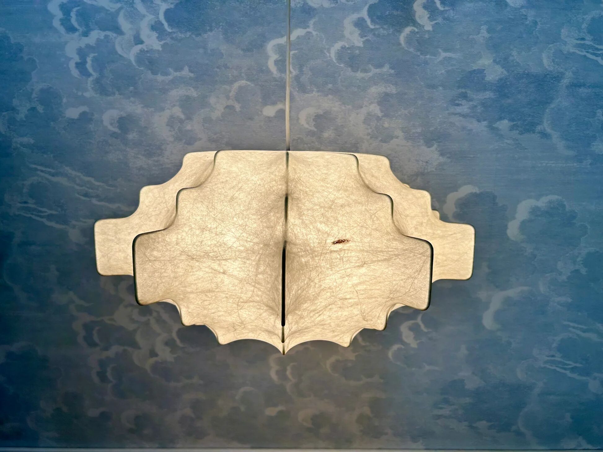 Suspension Cocoon by Goldkant, Germany, 1960s, in the style of Taraxacum S by Castiglioni FLOS.