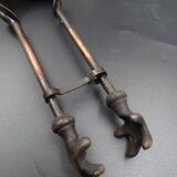 Full chimney servant of his accessories - The enamelled cast iron knight