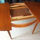 Vintage round extendable table