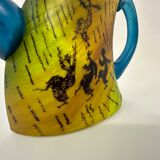 Kjell Engman for Kosta Boda Sweden Tea pot and mug Art glass , 1980's