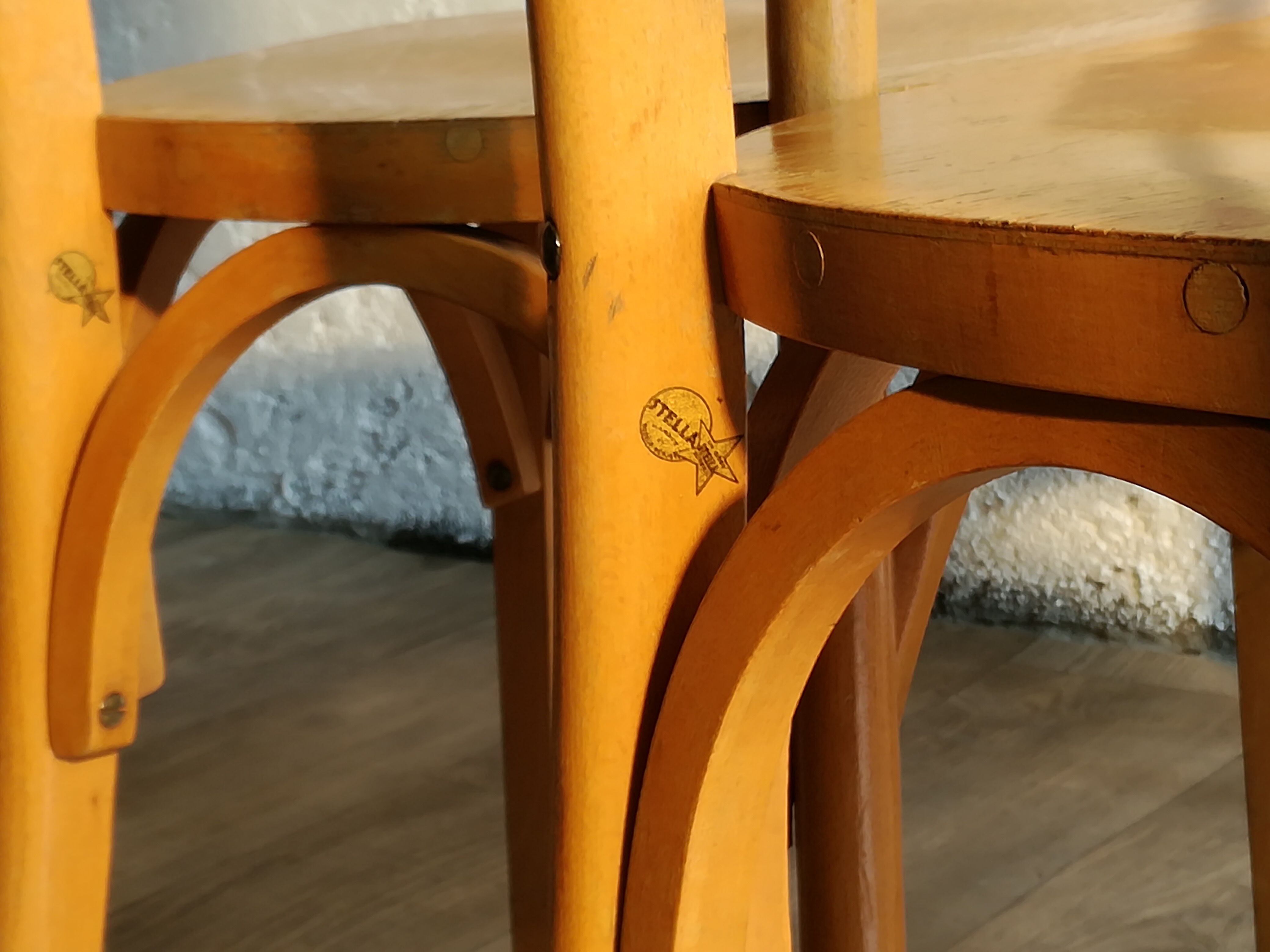 Série de 5 chaises bistrot Stella
