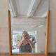 Miroir forme libre années 50 45x65cm