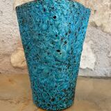 According to SCHEURICH, JASBA or BAY KERAMIK, blue enamelled vase