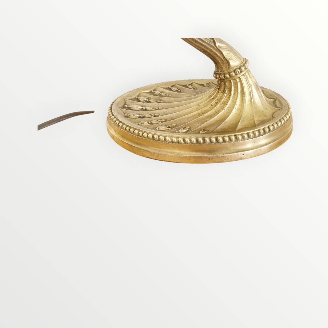 Art Nouveau lamp - Bronze and glass paste signed MüllerFrères - Circa 1910