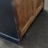 Commode patinée noire