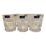 6 Sèvres crystal whisky glasses