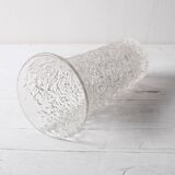 Pressed Glass Vase by Václav Hanuš / Libochovice / Czech Republic / 1970