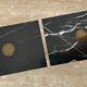 Pair of Art Deco marble bookends