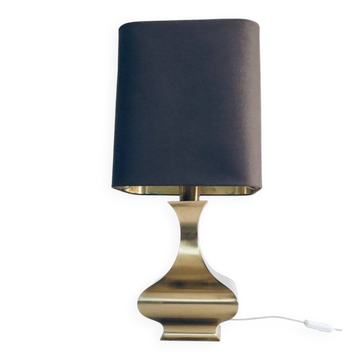 Hollywood Regency Style Brass Table Lamp, 1970s