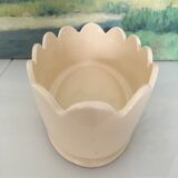 Ivory Scalloped Planter