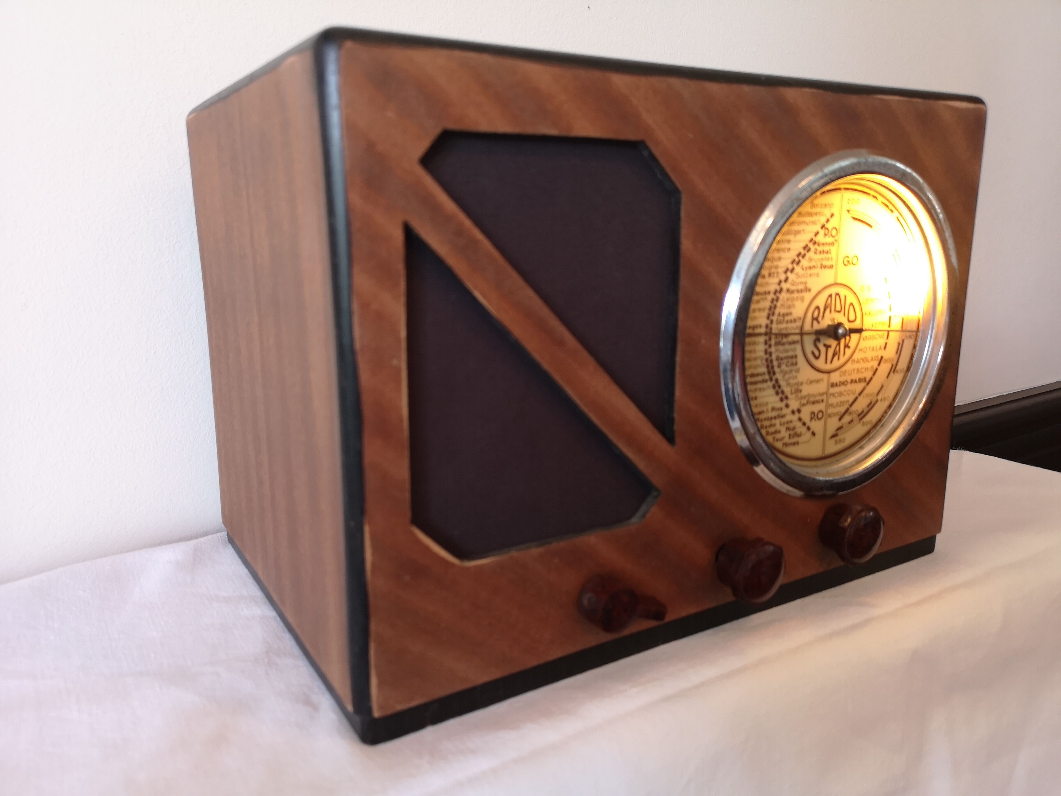Radio vintage bluetooth radio star 1940