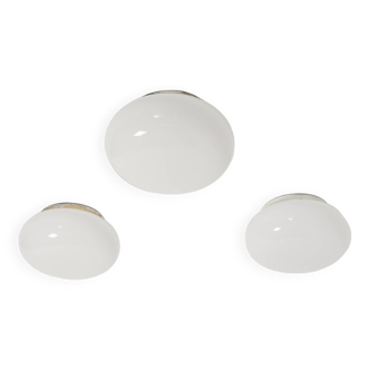 Paavo Tynell Opal Wall/Ceiling Lamps for Taito Oy