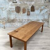 Solid oak dining table