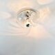 Space Age Glass Ceiling Light 'Wave' Model by by Koch & Lowy for P&P, 1970s