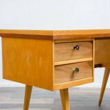 1950s desk, beech/resopal. Manufacturer: Ekawerk
