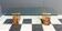 Glass coffee table in the style of marie-claude de fouguieres 1970s