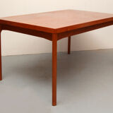 Table à manger extensible danoise des années 1960 en teck