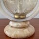 Art Deco lamp in marble and glass
