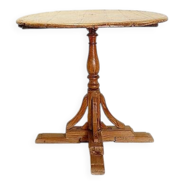 Table ronde en bois