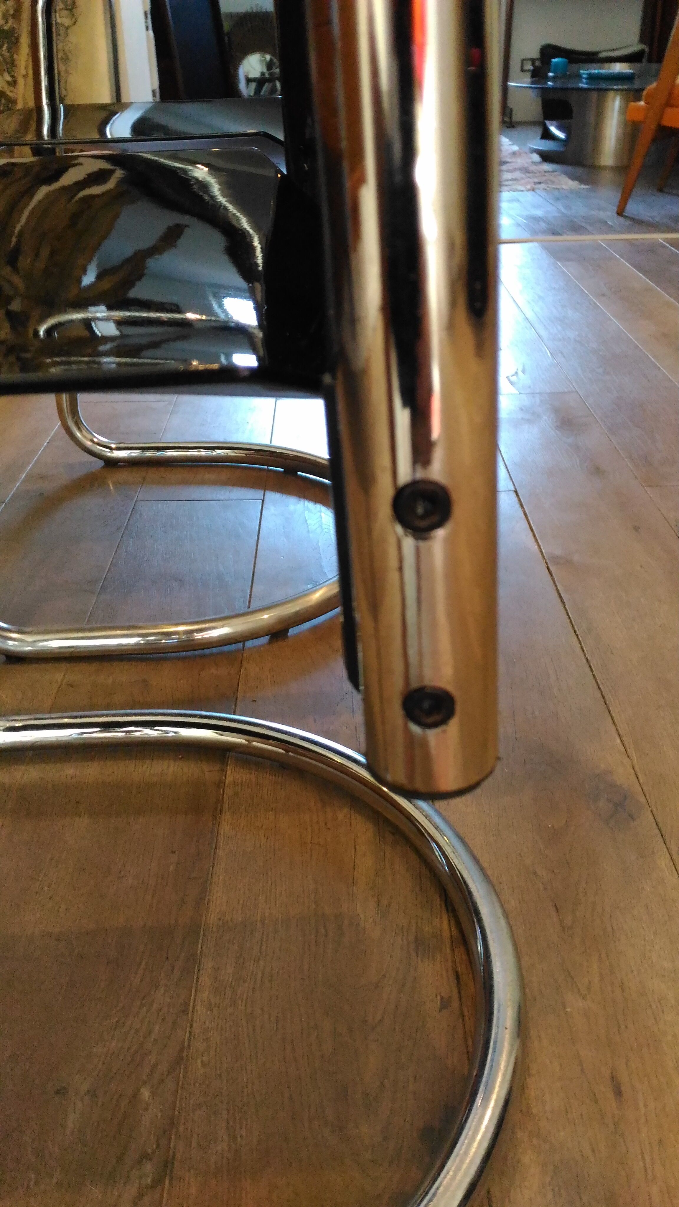 Pair of chairs "Dialogo" by Afra and Tobia Scarpa for BB ITALIA 1970