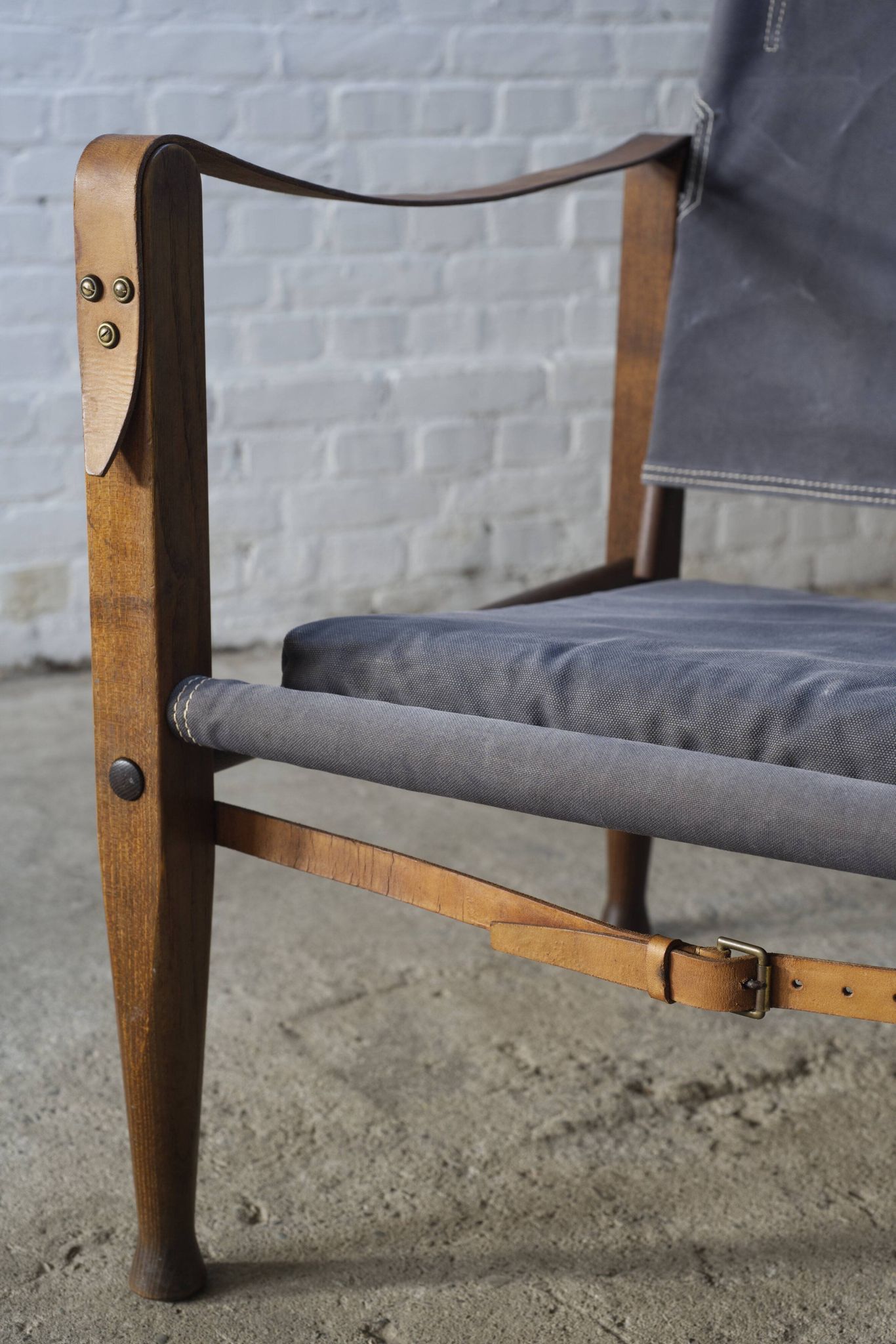 Kaare Klint Safari Chair by Rud Rasmussen