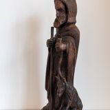 Wooden statuette of Saint Hervé