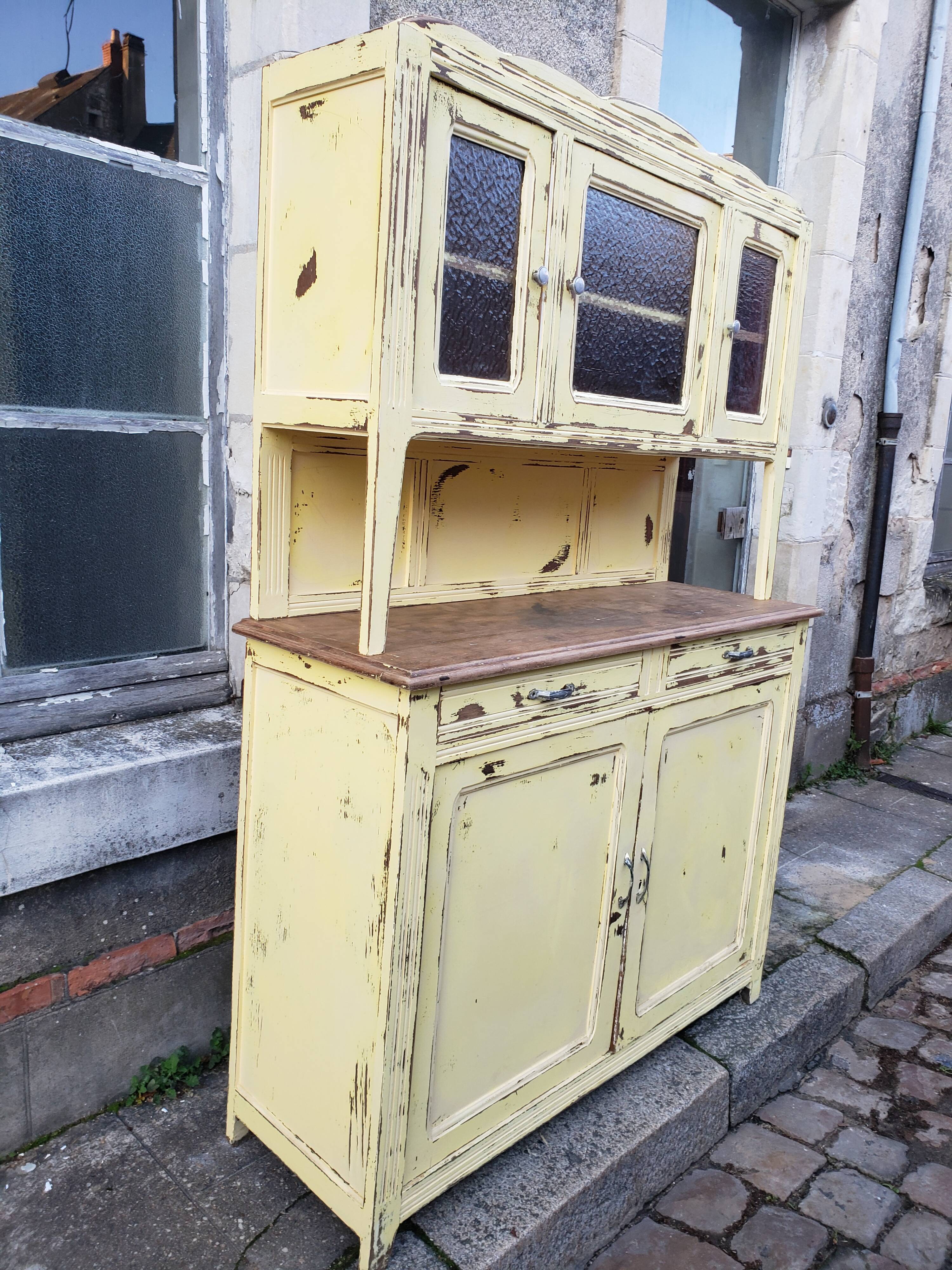 Buffet double soft yellow patina