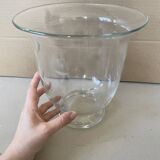 Old polka dot flared vase